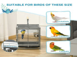 Parrot Cage, Travel Carry Pet Bird Cage, with Metal Handle T3398P349804