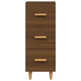 Sideboard Brown Oak 34.5x34x90 cm Engineered Wood 817410