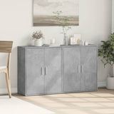 Sideboards 2 pcs Concrete Grey 60x31x70 cm Engineered Wood 3276542