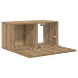 TV Cabinet Set 3 pcs Brown Engineered Wood 875169