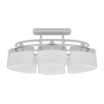 Ceiling Lamp with Ellipsoid Glass Shades for 6 E14 Bulbs 240989