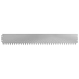 Lawn Edging 20 pcs 103 x 15 cm Steel Silver 8008464