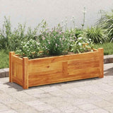 Garden Raised Bed Acacia Wood 76x27.6x25 cm 41771