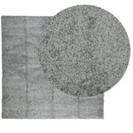 ZNTS Shaggy Rug PAMPLONA High Pile Modern Green 160x160 cm 375302