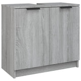 4 Piece Bathroom Cabinet Set Grey Sonoma Engineered Wood 3115890