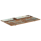 Rectangular Table Top 60x100 cm 15-16 mm Solid Reclaimed Wood 286045
