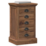 Chest of Drawers Natural 35 x 30 x 60 cm Solid Teak Wood 42017960