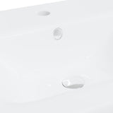 ZNTS Built-in Basin with Faucet 42x39x18 cm Ceramic White 148623