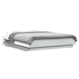 Bed Frame without Mattress White 135x190 cm Double 3281224