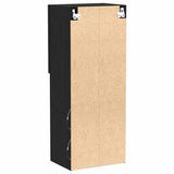 TV Cabinet Set Black Oak 40.5 x 30 x 102 cm Engineered Wood 863089