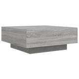 Coffee Table Grey Sonoma 80x80x31 cm Engineered Wood 836586