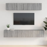 5 Piece TV Cabinet Set Grey Sonoma Engineered Wood 3114428