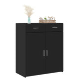 Sideboard Black 80x42.5x93 cm Engineered Wood 3281470