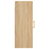 Wall Mounted Cabinet Sonoma Oak 34.5x34x90 cm 828847