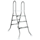 Above Ground Pool Ladder 100 cm 3-Step Stainless Steel 304 42032422