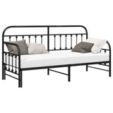 Daybed Frame Black 80 x 200 cm Powder-Coated Steel 42002636
