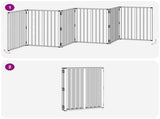 Dog Gate 6 pcs Black 60 x 80 cm Galvanised Steel 892016