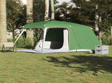 Camping Tent with Porch Dome 5-Person Green Waterproof 4009581