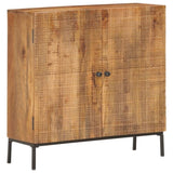 ZNTS Sideboard 75x30x75 cm Solid Mango Wood 286558