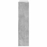 Radiator Cover Concrete Grey 149 x 20 x 82 cm Engineered Wood 852747
