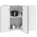 Kitchen Wall Corner Cabinet Kalmar Brown Oak Engineered Wood 853624
