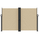 ZNTS Retractable Side Awning Beige 160x1000 cm 4004735