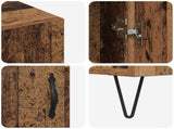 Sideboard Old Wood 90 x 32.5 x 80 cm Engineered Wood 879582