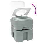 Camping Toilet Grey 41.5 x 36.5 x 42 cm Plastic 42001429