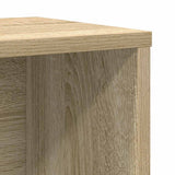Bookcase Sonoma Oak 60x24x101.5 cm Engineered Wood 860393