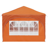 Pop-up Party Tent 575 x 288 x 245 cm Orange Oxford Fabric 42019899