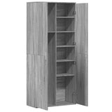 Highboard Grey Sonoma 80x35x180 cm Engineered Wood 3276656