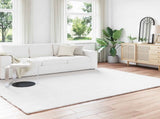 Anti-Slip Faux Rabbit Fur Rug OLITE White 240 x 340 cm 42021618