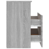 Bed Cabinets 2 pcs Grey Sonoma 50x32x60 cm 815861