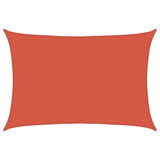 Sunshade Sail 160 g/m Terracotta 5x7 m HDPE 311357