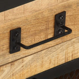 Bedside Cabinet 43x30x51 cm Solid Rough Mango Wood 285892