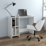 Notebook Desk High Gloss White 102.5x35x75 cm Engineered Wood 808347