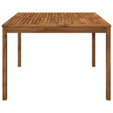 Garden Dinner Table Natural 110 x 108.5 x 75 cm 901250