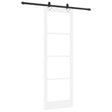 Sliding Door ORKDAL White and Black 78 x 232 cm 3332164