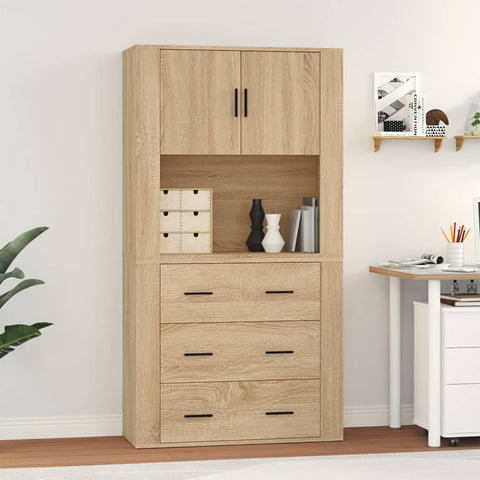 Highboard Sonoma Oak Engineered Wood 3185386