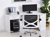 L-Shaped Corner Computer Desk w/ 2 Shelves Wide Worktop Keyboard Tray Drawer & CPU Stand Home Office T3398P344442