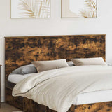 Headboard with Headboard Smoked Oak 180 cm Engineered wood 887731