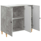 Sideboard Concrete Grey 89 x 34.5 x 80 cm Engineered Wood 894188