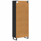 Highboard 2 pcs Black Oak 69.5 x 34 x 180 cm 3403200