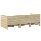 Daybed Sonoma Oak Engineered Wood 100x200 cm 3280813