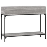 Console Table Grey Sonoma 100x30.5x75 cm Engineered Wood 833391