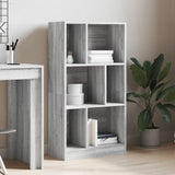 Bookcase Grey Sonoma 57x28.5x107.5 cm Engineered Wood 848008