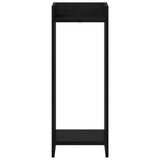 Plant Stand 2 pcs Black Oak 30 x 30 x 80 cm Engineered Wood 899581