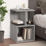 Bedside Cabinets 2 pcs Grey Sonoma 35x35x55 cm Engineered Wood 815186