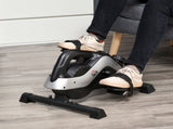 Portable Pedal Exerciser, Mini Exercise Bike with 8 Levels Magnetic Resistance and LCD Display, T3398P349158