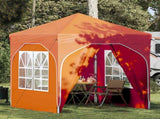 Pop-up Party Tent 192 x 192 x 245 cm Orange 42019844